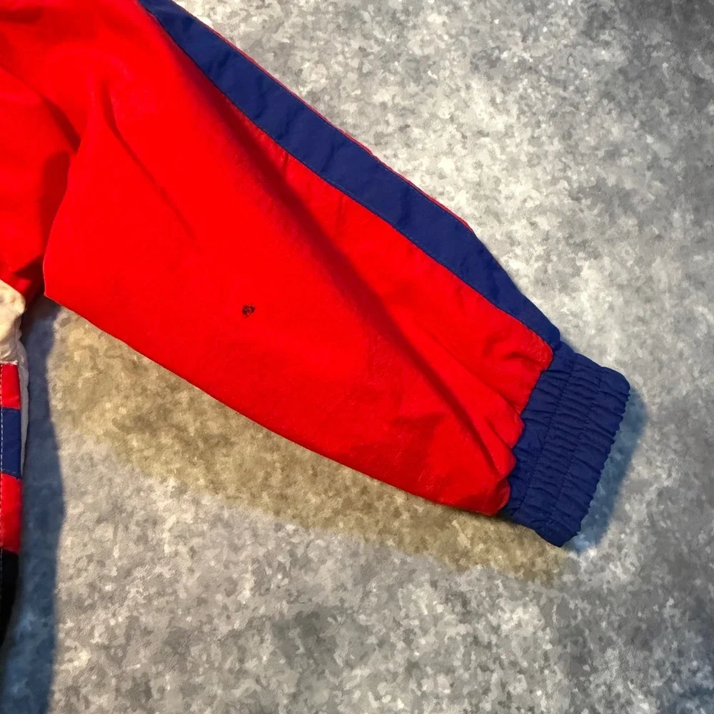 Vintage USA‎ Olympic JCPenney Kids Windbreaker Jacket Red White Blue Size 6